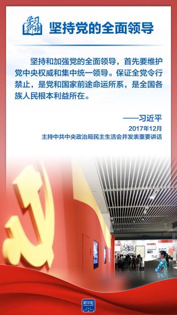 学习新语｜领悟“六个坚持”：党的全面领导  -图9