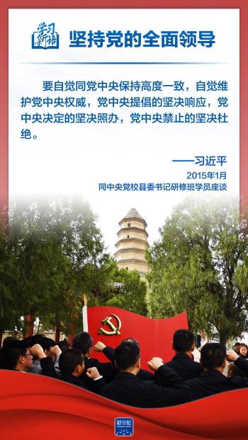 学习新语｜领悟“六个坚持”：党的全面领导  -图11